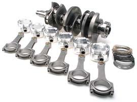 Brian Crower Nissan VQ35HR Stroker Kit 86.4mm Billet Crank Sportsman Rods 5.974in Unbalanced Pistons