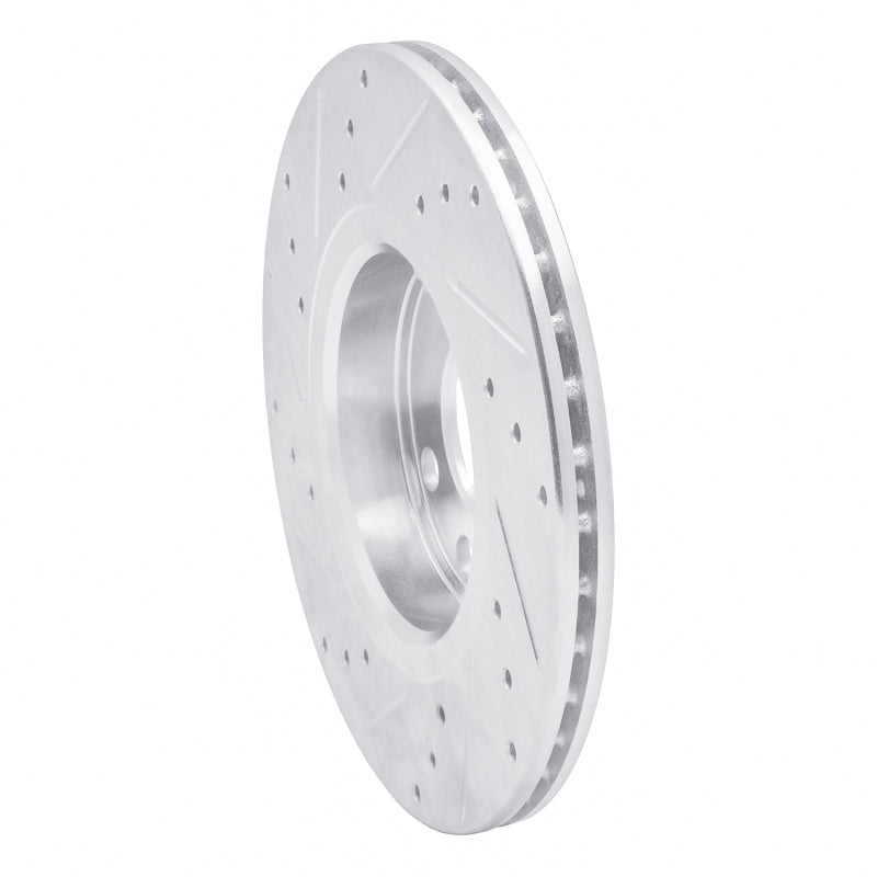 DFC 06-10 Fiat Punto (Mexico) Front Right Drilled & Slotted Silver Brake Rotor