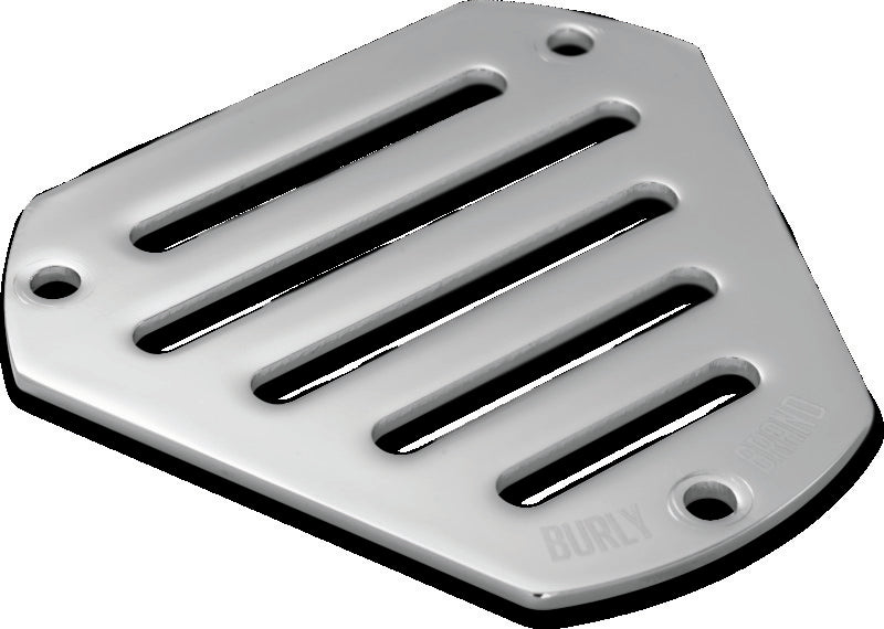 Burly Brand Hex Faceplate Slotted - Chrome