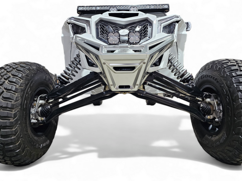 Elektric Offroad 2017+ Can Am X3 Maverick Billet Front Winch Bumper Anodized Clear