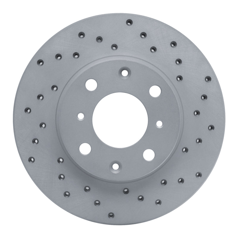 DFC 86-91 Acura Integra Front Right Drilled Geoperformance Rotor