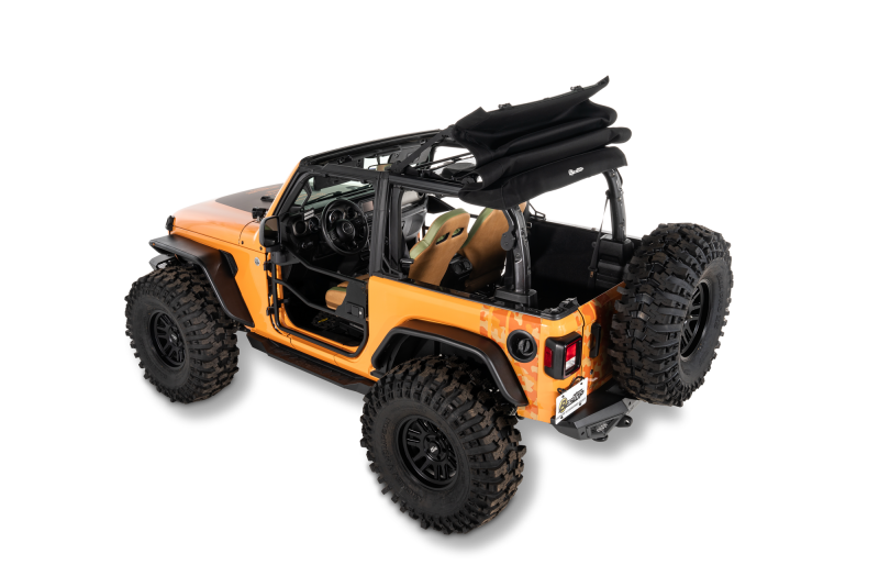 Bestop Door For JL - 18-26 Jeep Wrangler JL Trektop Glide 2 (Premium Black Twill)