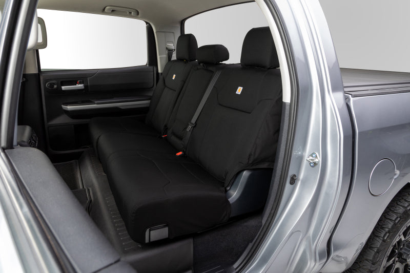 Covercraft 19-22 Ford F250 Carhartt Super Dux PrecisionFit Custom Second Row Seat Covers - Black
