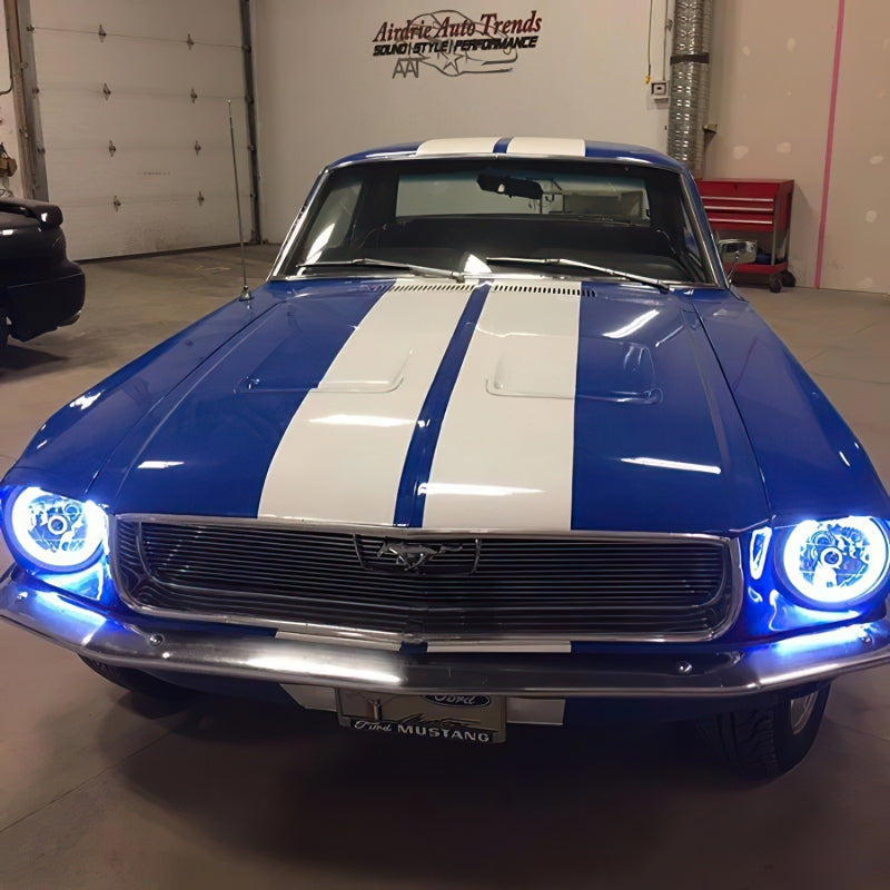 Oracle Pre-Installed Lights 7 IN. Sealed Beam - ColorSHIFT Halo