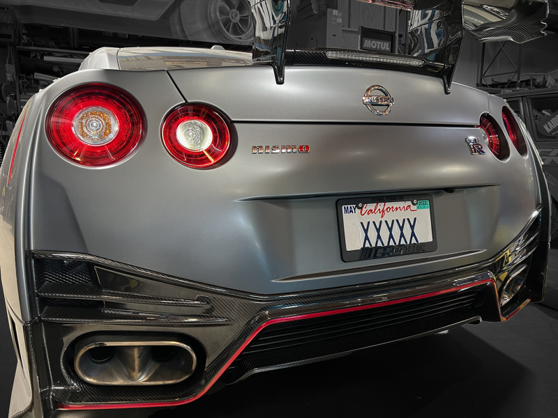 GReddy Total Tune Up License Plate Frame - Black Out