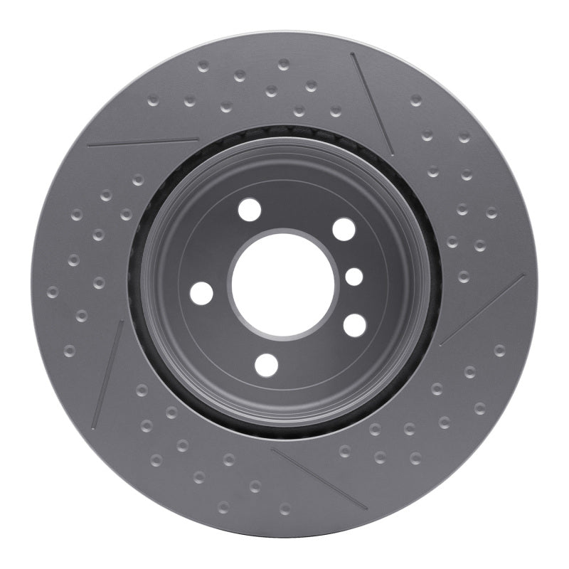 R1 13-21 BMW 230I Rear Dimpled & Slotted GeoSPEC Coated Rotor