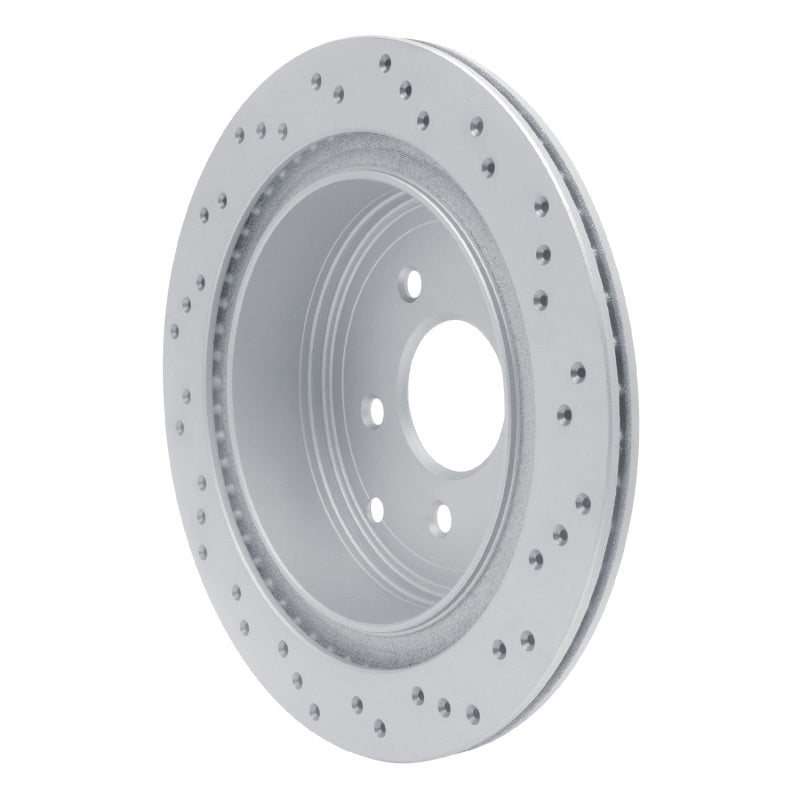 DFC 03-24 Infiniti M37 Rear Left Drilled Geoperformance Rotor