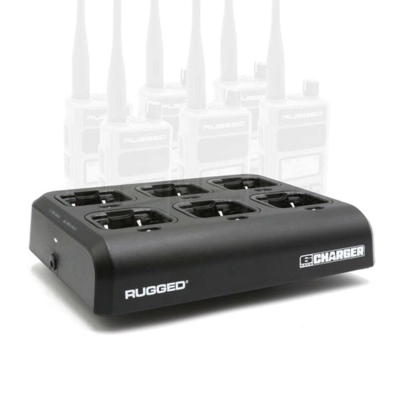 Rugged Radios 6-Pack Bank Charger for Handheld Radios GMR2