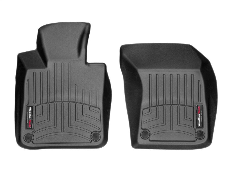 WeatherTech 2018+ Volvo S90 Front FloorLiner - Black (Plug-Hybrid Only)