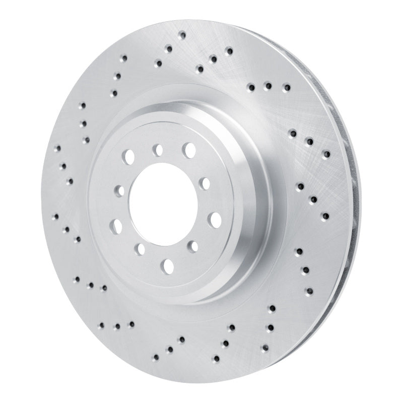 DFC 08-13 BMW M3 Left Front Drilled Brake Rotor