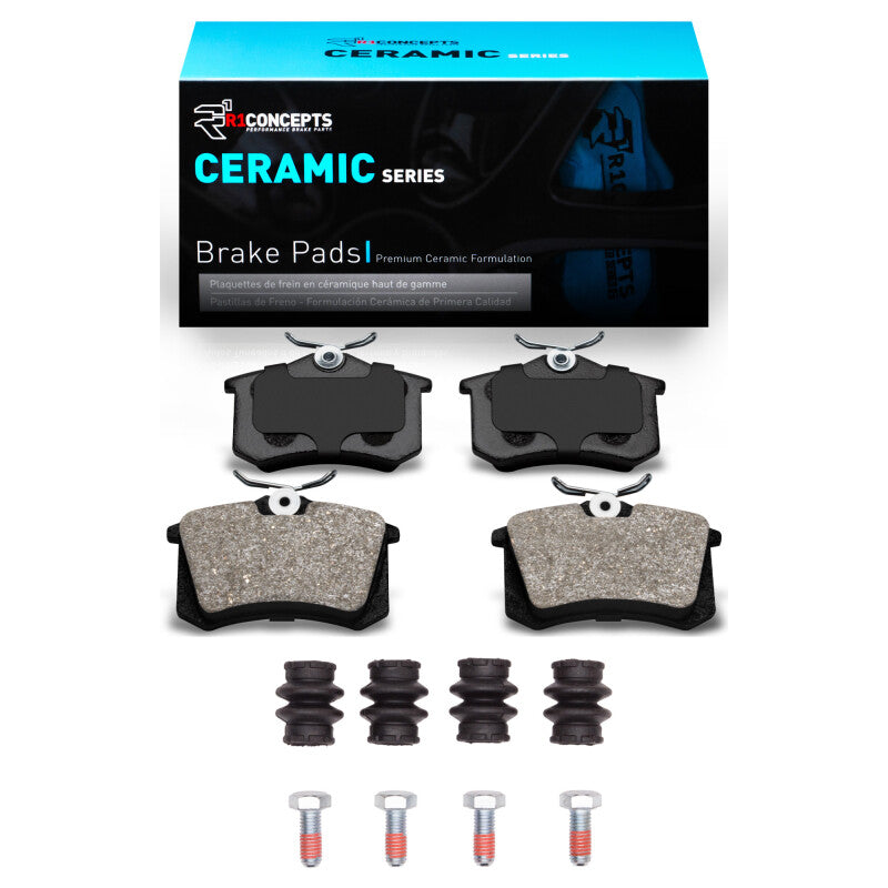 R1 97-08 Audi A4 (Mexico) Rear Ceramic Pads & Hardware Kit