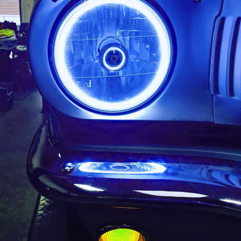 Oracle Pre-Installed Lights 7 IN. Sealed Beam - ColorSHIFT Halo