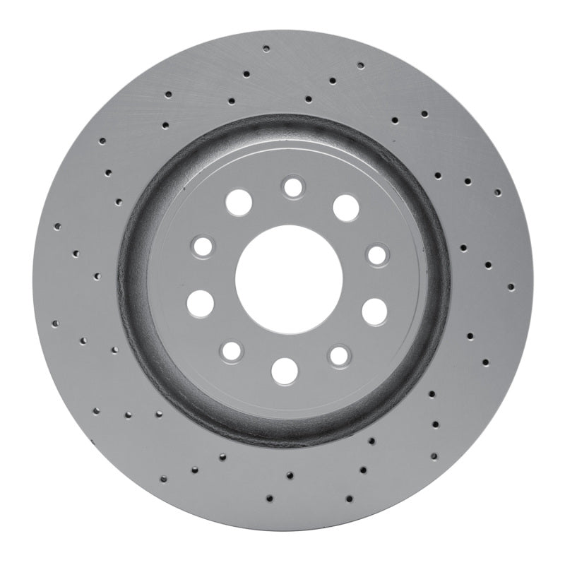 R1 17-24 Maserati LeVante Rear Drilled GeoSPEC Coated Rotor