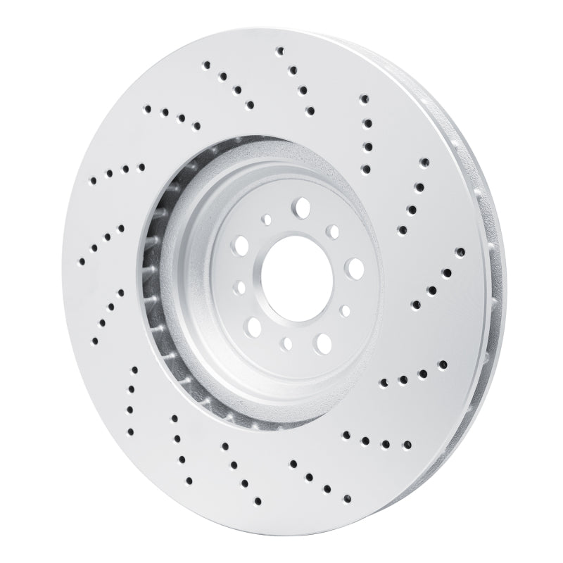R1 2021-2025 BMW M3 Left Front GeoSPEC Coated Rotor - Drilled