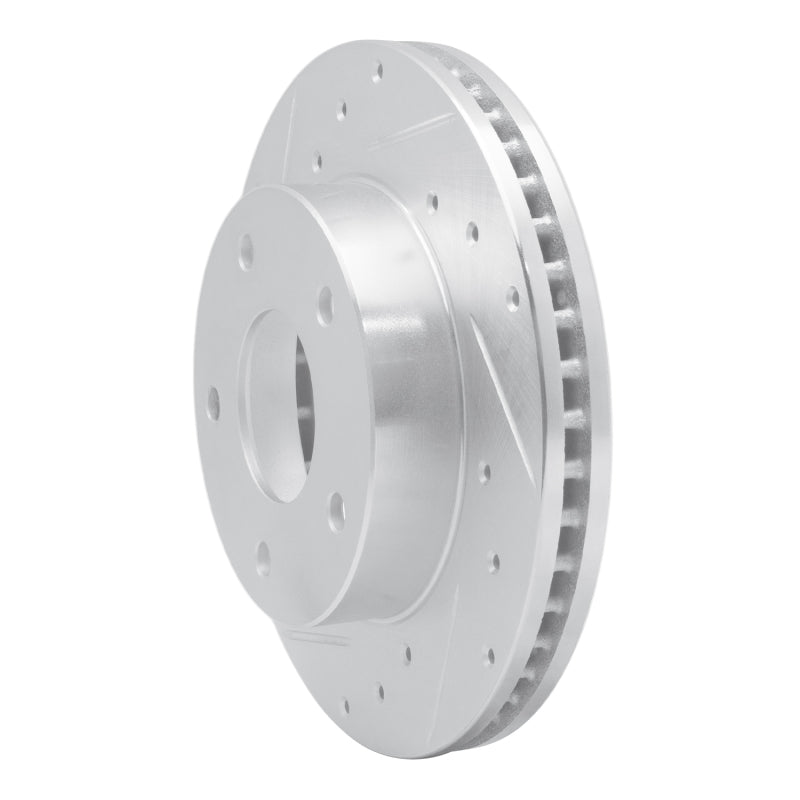 R1 82-88 Chevrolet Camaro Rear Left Drilled & Slotted Silver Brake Rotor