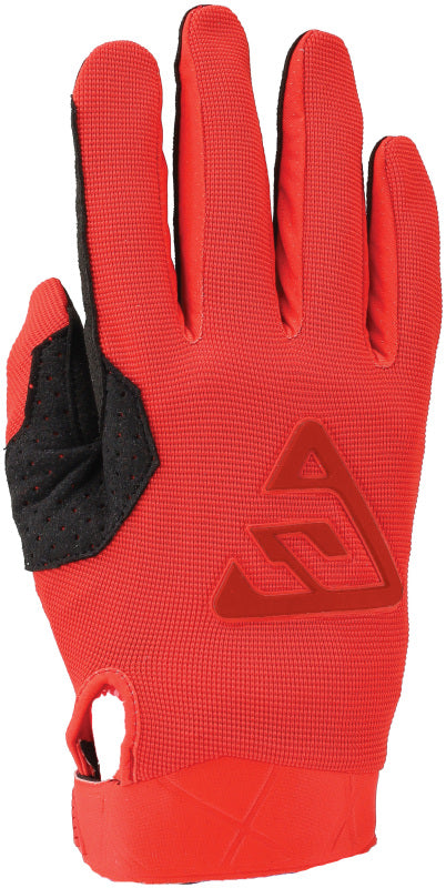 Answer 25 Peak Gloves Black/Red - Small