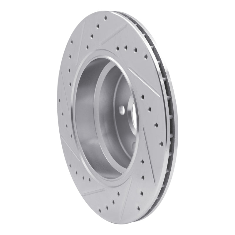 DFC 02-06 BMW X5 Rear Right Drilled & Slotted Silver Brake Rotor
