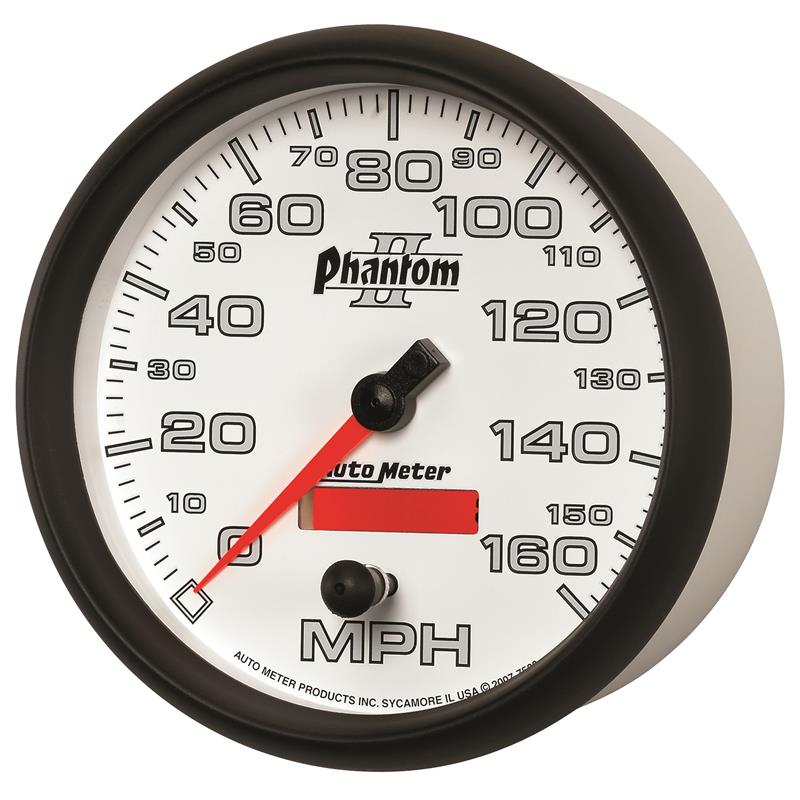 Autometer Phantom II 5in Electrical Programmable Speedometer 150MPH