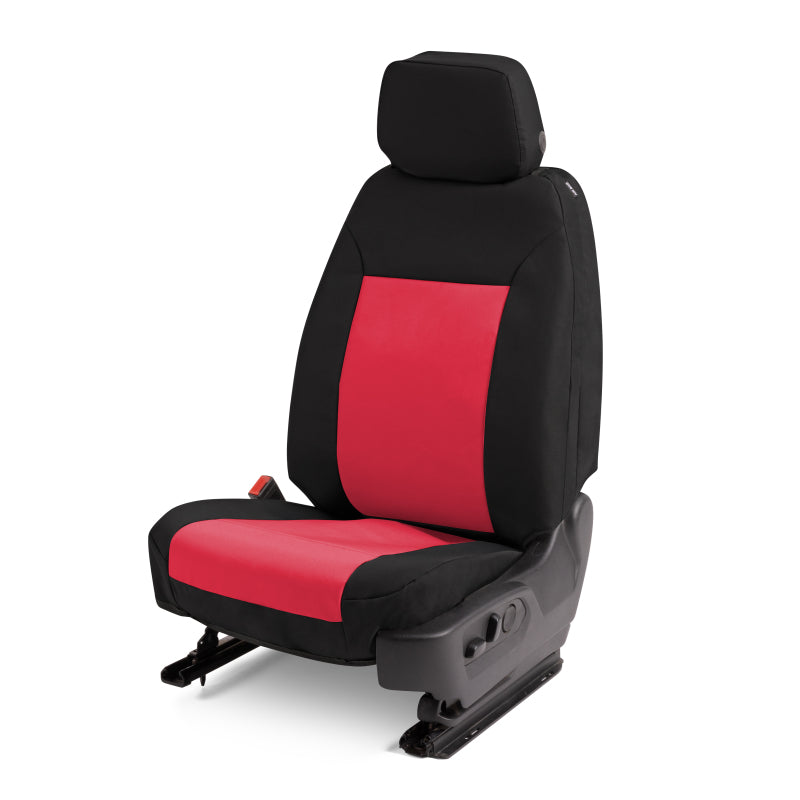 Covercraft 23-24 Ford SuperDuty Endura PrecisionFit Custom Front Row Seat Covers - Red/Black
