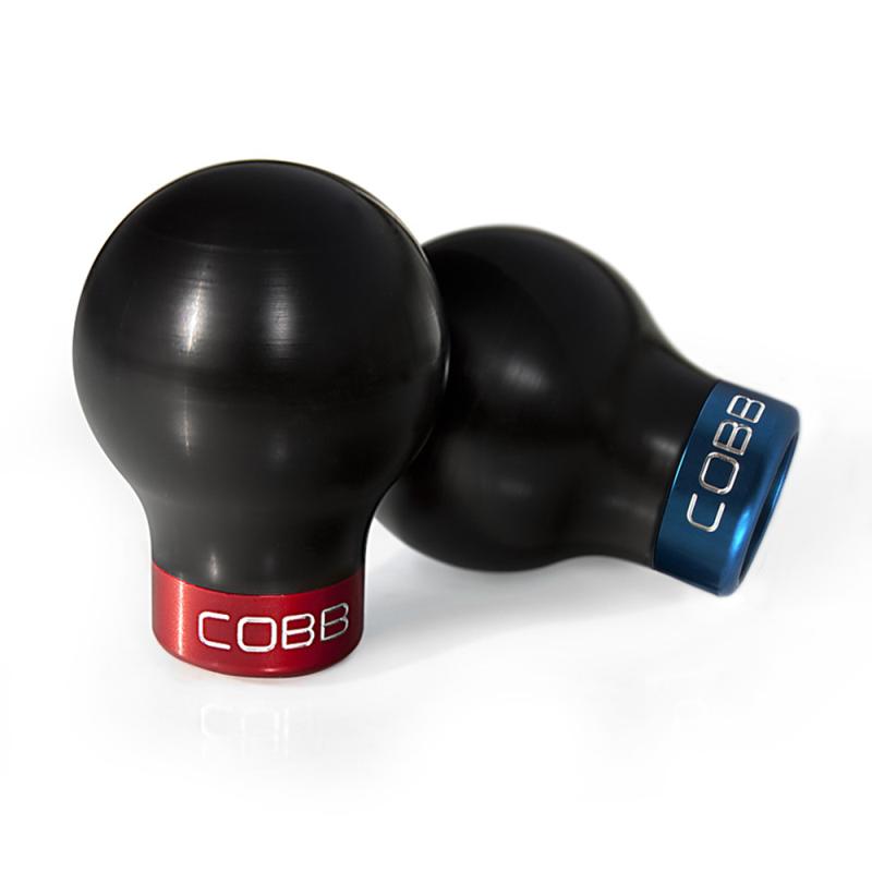 Cobb Subaru 5-Speed COBB Knob - White Knob w/ Stealth Black