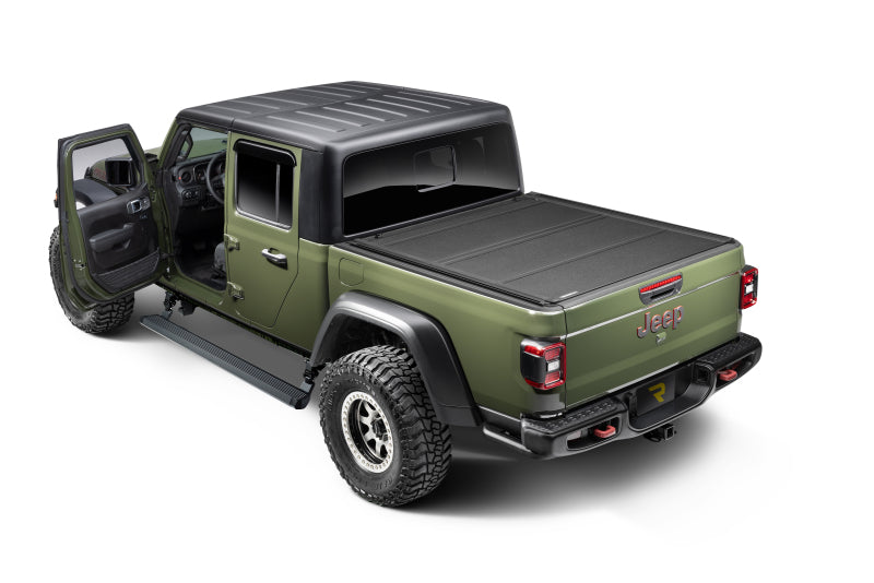 RealTruck 20-24 Jeep Gladiator CC 4dr VoltStep Electric Running Board Kit (Cut/Drill Req.) - Tex Blk