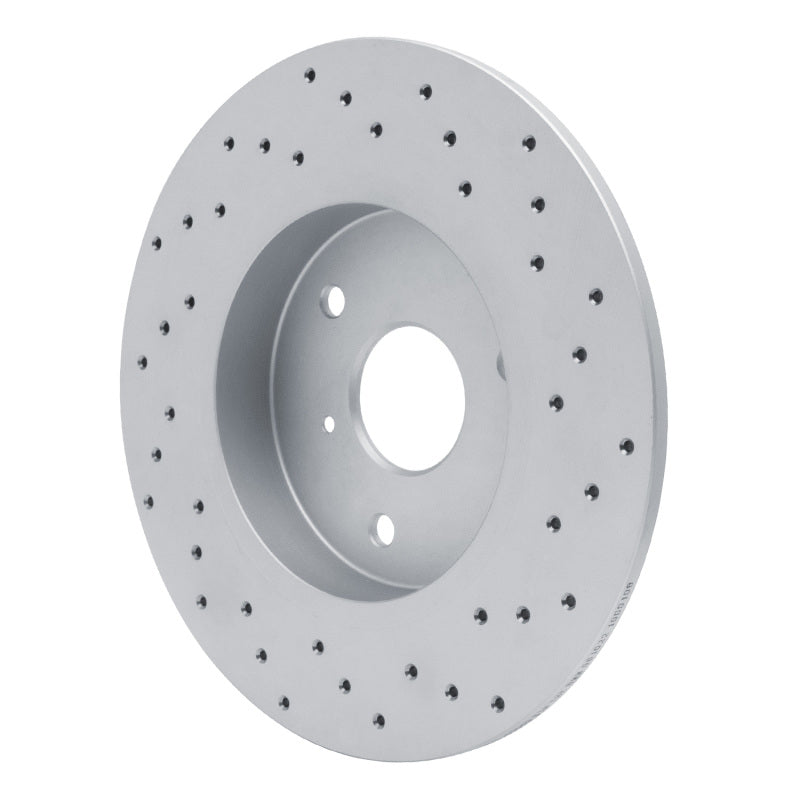 DFC 05-16 Smart Fortwo Front Left Drilled Geoperformance Rotor