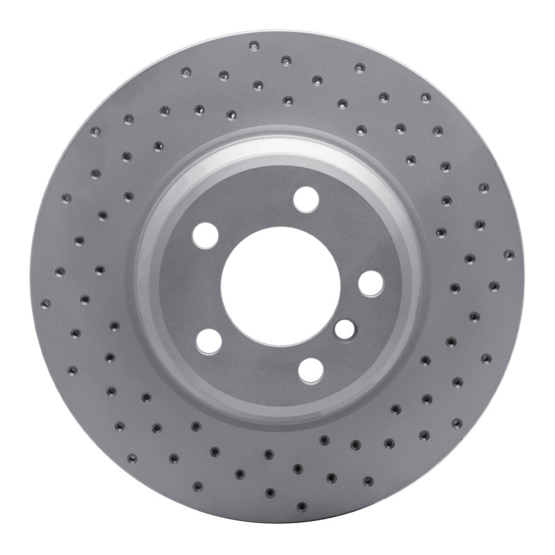 DFC 02-08 BMW 760Li Front Right Drilled Geoperformance Rotor