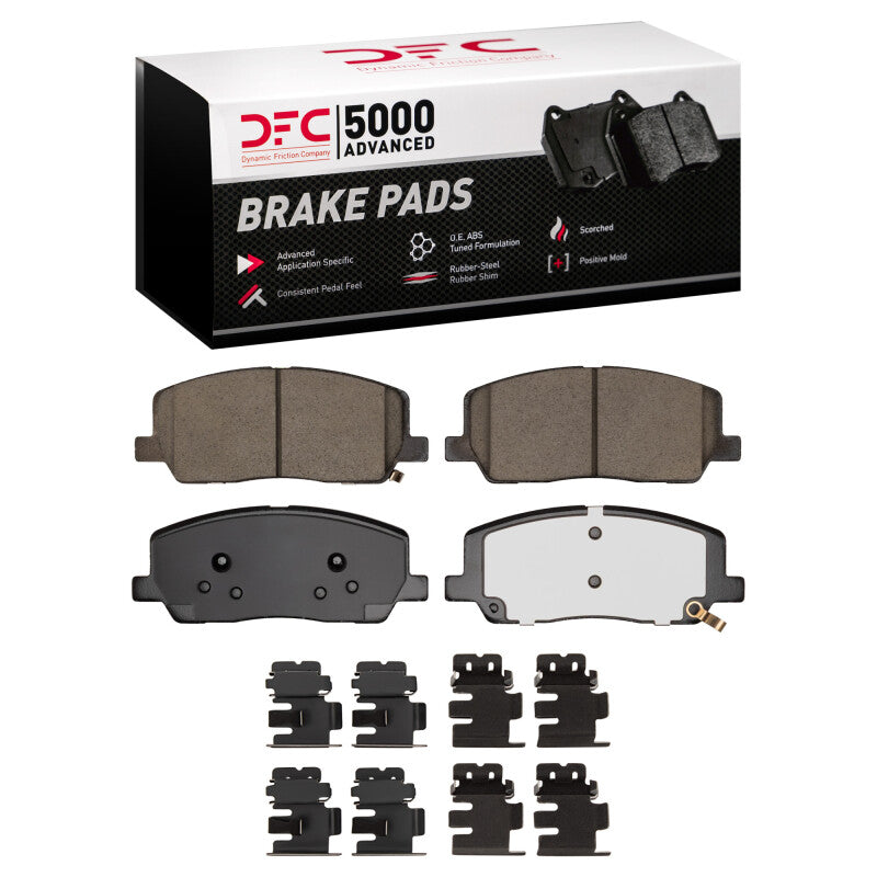DFC 21-24 Genesis GV80 Front 5000 Advanced Ceramic Brake Pads and Hardware Kit