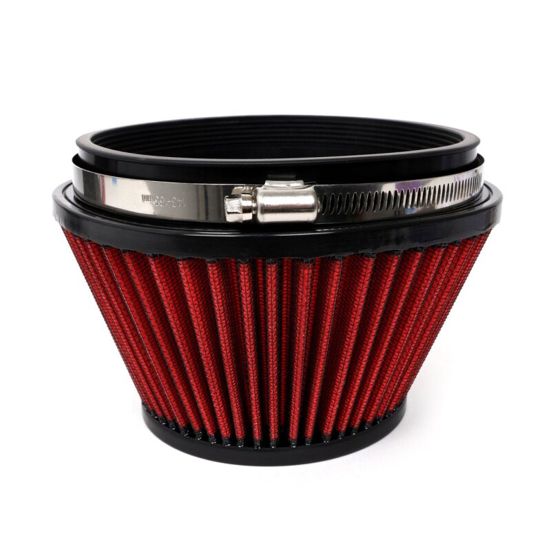 BLOX Racing Shorty Performance 5in Air Filter w/2.5in Velocity Stack and Coupler Kit