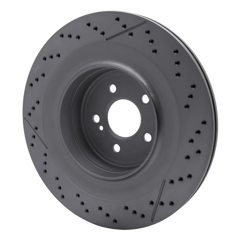 DFC 10-18 Mercedes-Benz C63 AMG Rear Drilled GeoSPEC Coated Rotor and Slotted