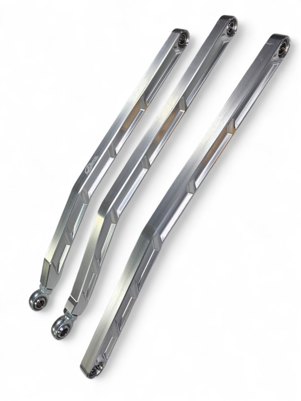 Elektric Offroad 2017+ Can Am Maverick X3 Volt Billet Radius Rods Anodized Clear (RS 72In Model)