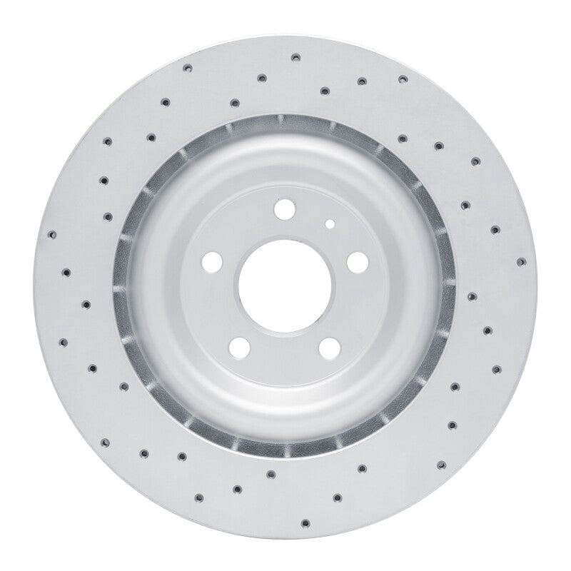 DFC 15-18 Porsche Macan Rear Right Drilled Geoperformance Rotor
