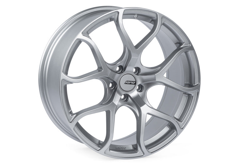 APR A01 Flow Formed - 20x9.0 - 5x112 - ET42 - 66.5mm Center Bore - Hyper Silver Wheel
