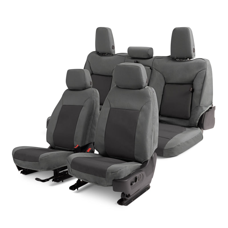 Covercraft 19-24 Dodge RAM 1500 Endura PrecisionFit Custom Second Row Seat Covers - Silver/Charcoal