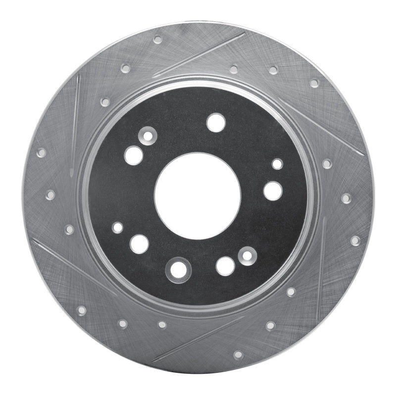 DFC 01-03 Acura CL Rear Left Drilled & Slotted Silver Brake Rotor