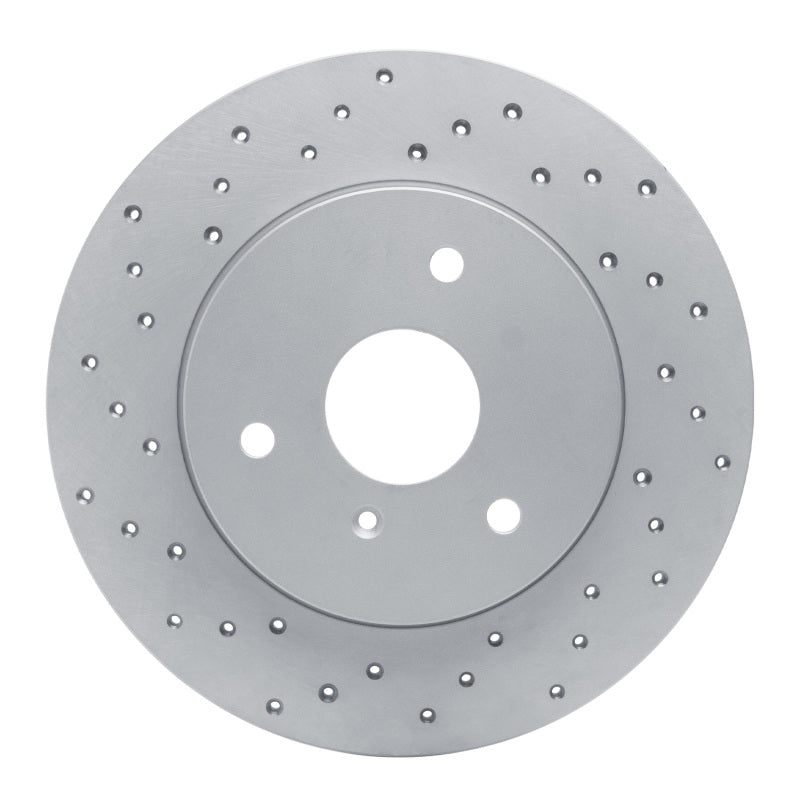 DFC 05-16 Smart Fortwo Front Left Drilled Geoperformance Rotor