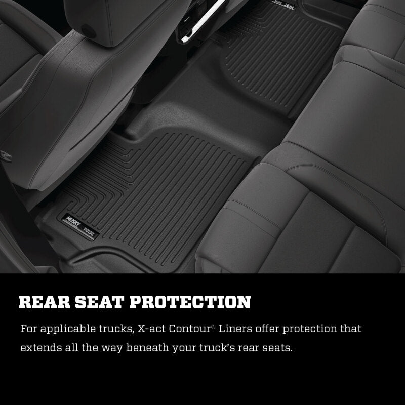 Husky Liners 20-24 Chevrolet Corvette X-Act Front Floor Liner - Blk