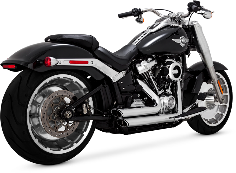 Vance & Hines HD 18-22 Fatboy/Blackout Shortshots Staggered PCX Full System Exhaust