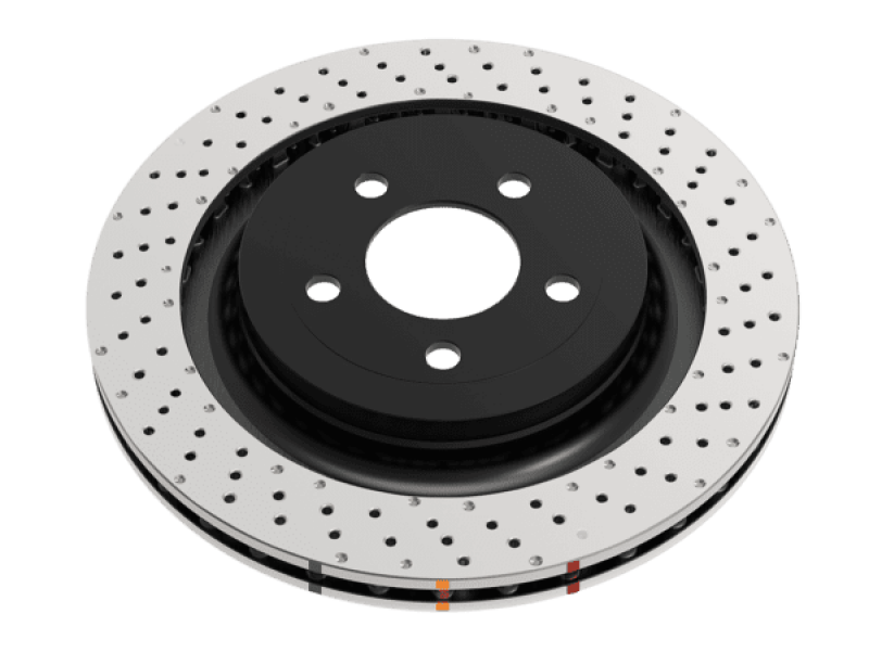 DBA 2008 Mercedes-Benz C63 AMG (w/Iron Rotor) Rear 4000 Series Drilled Rotor