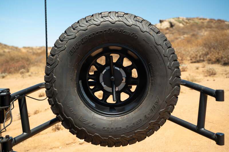 DV8 07-18 Jeep Wrangler JK Body Mounted Tire Carrier