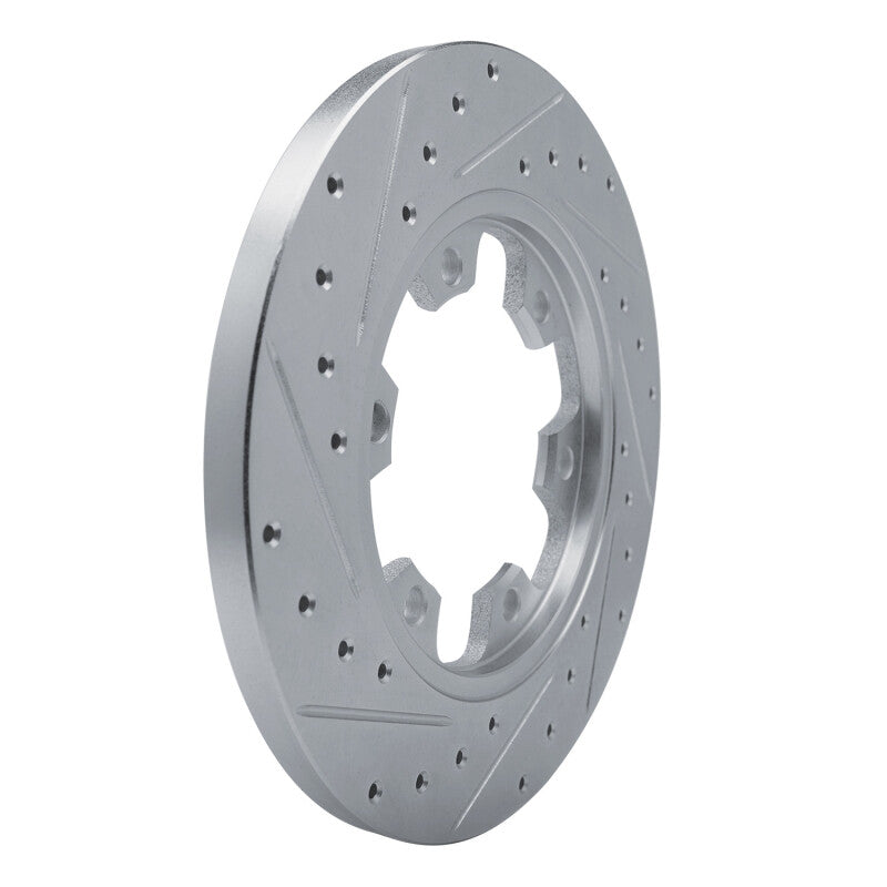 R1 15-25 Ford Transit-350/SRW Rear Right Drilled & Slotted Silver Brake Rotor