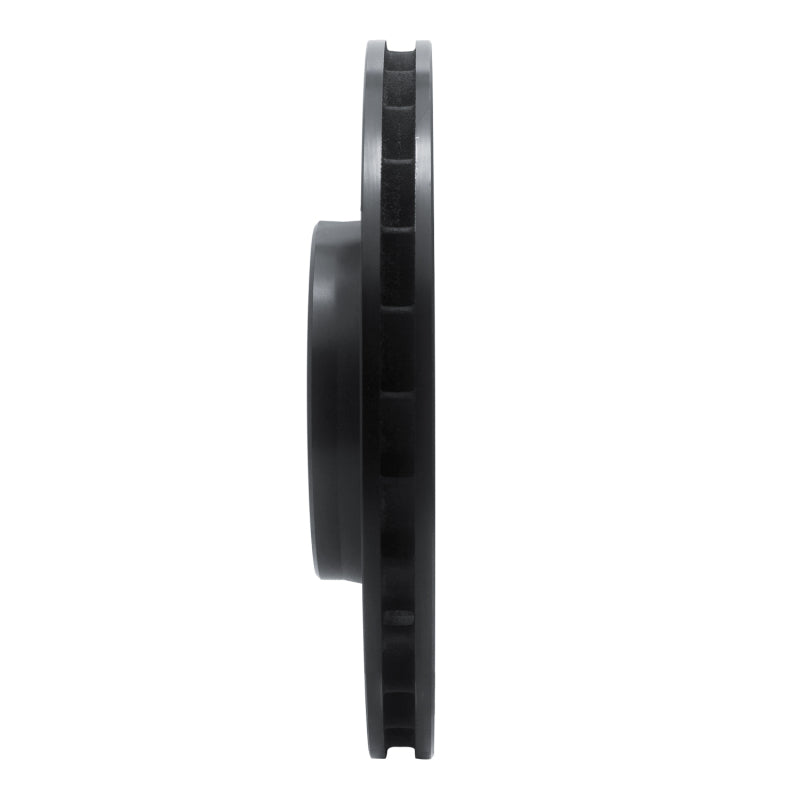 R1 01-06 BMW M3 Right Front Slotted Black Brake Rotor