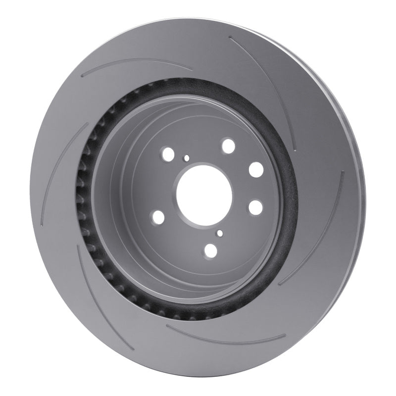 R1 15-22 Lexus GS F Left Rear Slotted GeoSPEC Coated Rotor