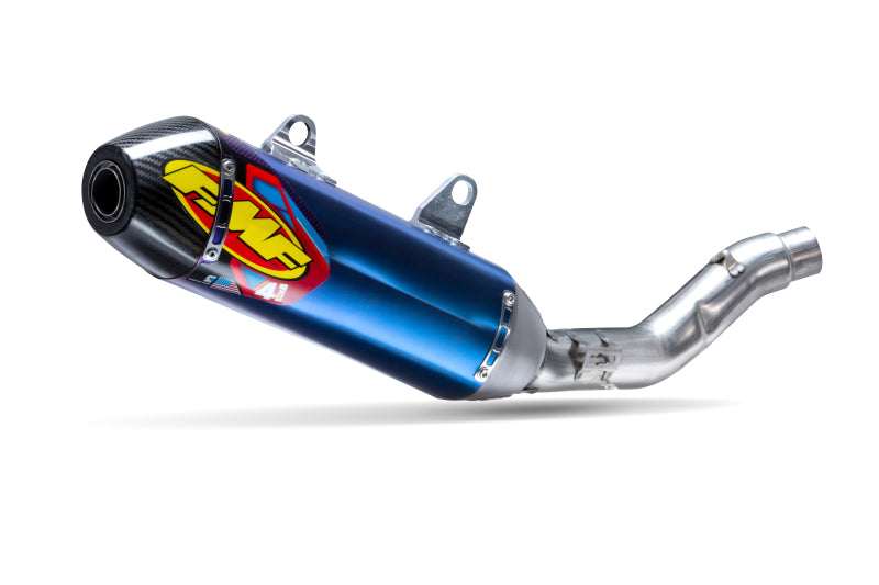 FMF Racing Yamaha WR250F 20-21 Anod Titanium Factory 4.1 RCT SO Muffler w/ R. Carbon Cap