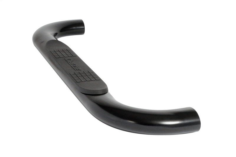 Dee Zee 14-19 Chevrolet Silverado Tubes - 4In Oval Black Steel RegCab