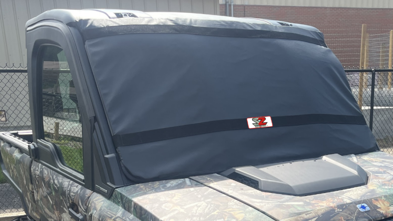Seizmik 24+ Kawasaki Ridge /XR Windshield Protector - Black