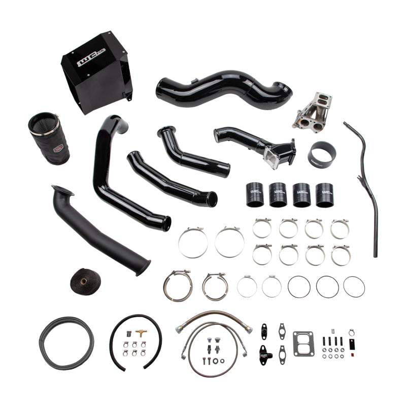 Wehrli 01-04 GM Duramax LB7 S400 Single Turbo Install Kit - Chevy Orange