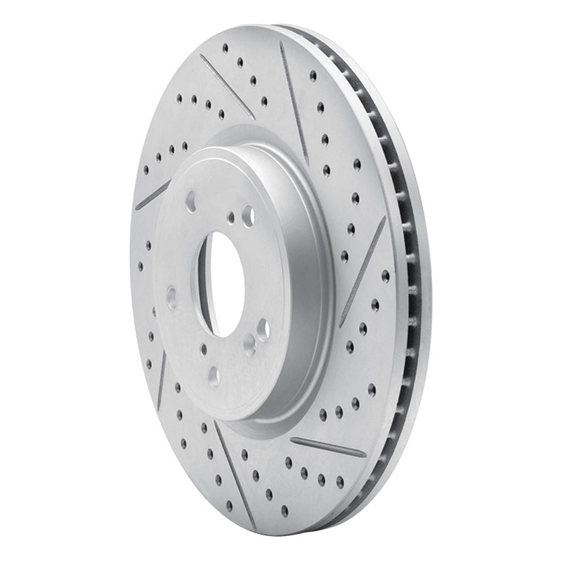 R1 13-25 Acura ADX Front Right Drilled & Slotted Geo-Carbon Rotor
