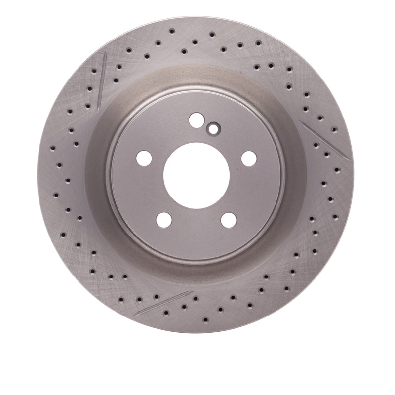R1 08-15 Mercedes-Benz C63 AMG Rear Drilled and Slotted Brake Rotor