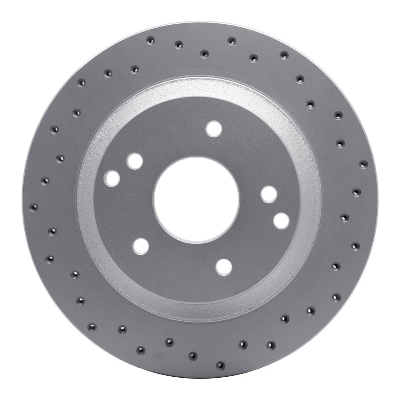 DFC 88-96 Chevrolet Corvette Rear Right Drilled Geoperformance Rotor